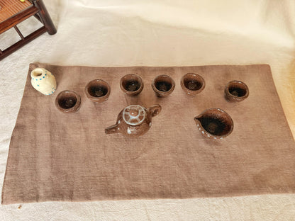 Handcrafted Ceramic Tea Set for Kids – Real Practical Life Learning Toy